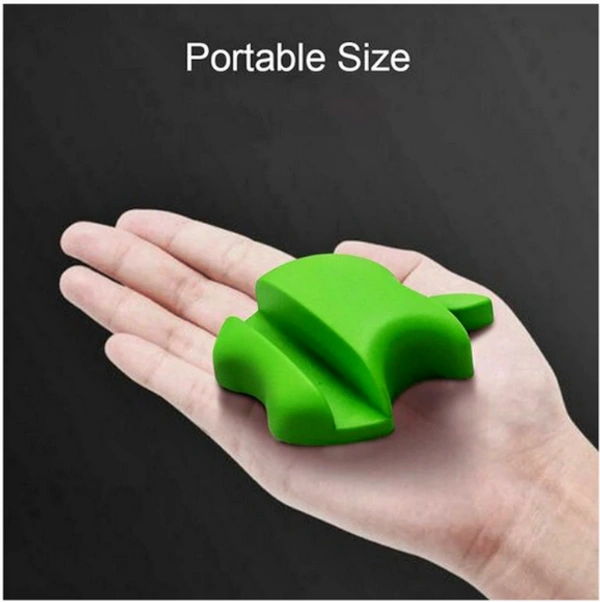 Apple Shape Desktop Mobile Holder, Phone Stand Multi Angle Adjustable Fold for All Smartphones , Mobiles , iPods , Tablets. (Multi Color) [Pack of - 2] 